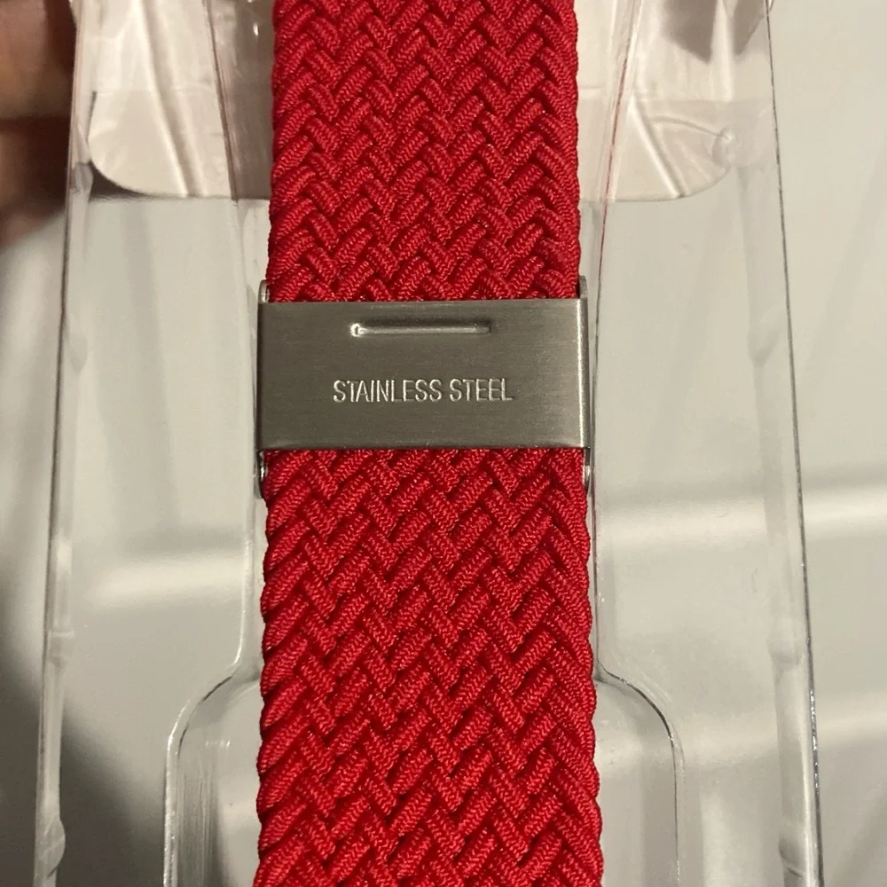 🆕 Red Astra Straps Arceo Braided Loop Band